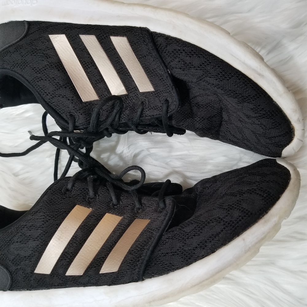 Adidas CloudFoam Sneakers Black SIZE 10. - Picture 8 of 17